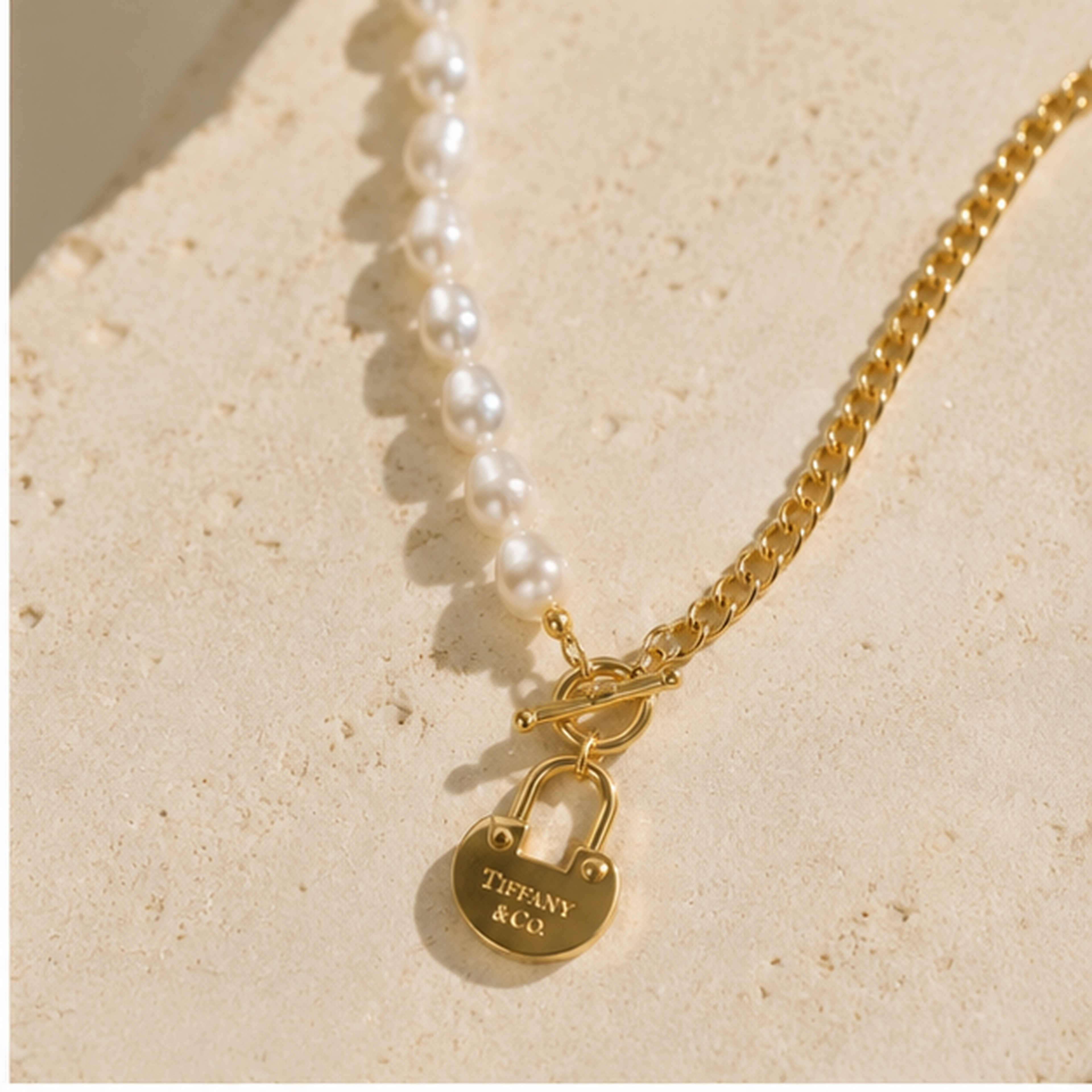 Pearl Lock Necklace